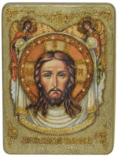 {{photo.Alt || photo.Description || 'Подарочная икона Спас Нерукотворный на дубе 21х29 см.'}}