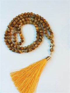 {{photo.Alt || photo.Description || 'Четки под облачения из камня Тигровый Глаз.'}}