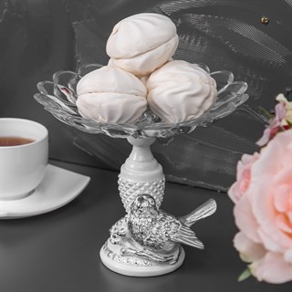 {{photo.Alt || photo.Description || 'Фруктовница-конфетница Птичка Терра сонг Сильвер'}}