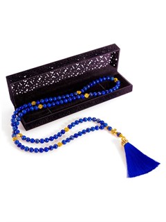 Четки из Лазурита с кистью 100 зёрен 229680