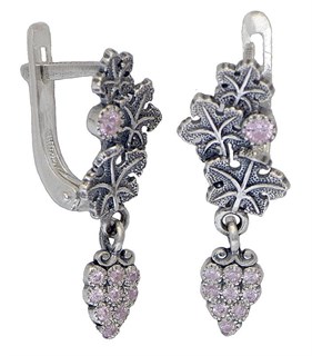 {{photo.Alt || photo.Description || 'Серьги серебряные с фианитами 2.92 гр.'}}