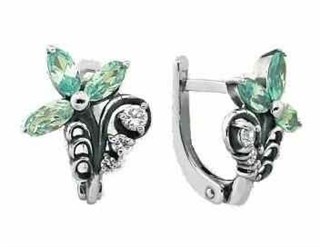 {{photo.Alt || photo.Description || 'Серьги серебряные с фианитами 3.24 гр.'}}