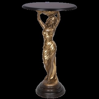 Подставка декоративная Валерия №450 Бронза Орех Оберджин Bo13021_4444;Bo11486_4444