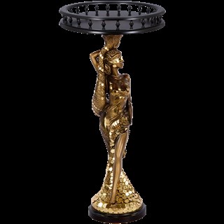 Подставка декоративная Фортуна №450/2 Бронза Орех Оберджин Bo13056_4495;Bo11487_4495