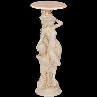 Подставка декоративная Девушка с кувшином Айвори Bo13055_4538;Bo11481_4538