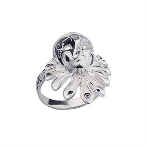 Кольцо из серебра «Маска Пьеро» Fil61.287-482
