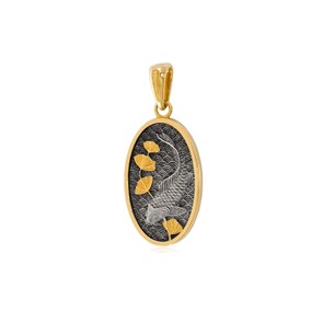 {{photo.Alt || photo.Description || 'Серебряная подвеска «Карп» (золочение), горячая эмаль, чернение'}}