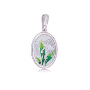 {{photo.Alt || photo.Description || 'Подвеска с фианитами из серебра «Ландыши», белая'}}