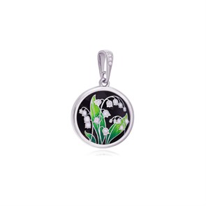 {{photo.Alt || photo.Description || 'Подвеска с фианитами «Ландыши», черная'}}