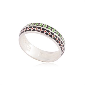 {{photo.Alt || photo.Description || 'Кольцо из серебра «Ягодная мозаика», эмаль, серебро'}}