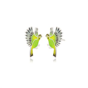 {{photo.Alt || photo.Description || 'Пусеты из серебра «Попугаи», зеленые'}}