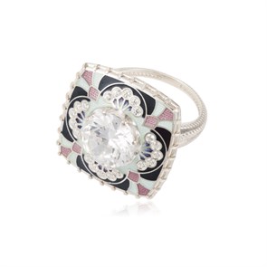 {{photo.Alt || photo.Description || 'Перстень «Сады Семирамиды», розовый с фианитами'}}