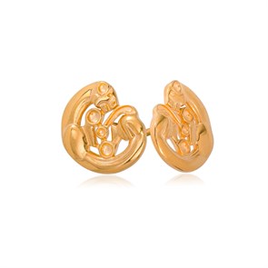 {{photo.Alt || photo.Description || 'Пусеты из серебра «Ирбис» (золочение)'}}