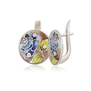 {{photo.Alt || photo.Description || 'Серьги с английским замком «Роза», ренессанс'}}