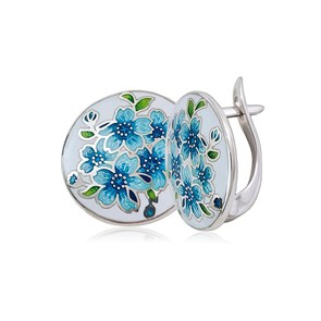 {{photo.Alt || photo.Description || 'Серьги с английским замком «Букет» из серебра, голубые'}}