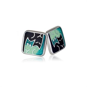 {{photo.Alt || photo.Description || 'Пусеты «Котики Инь-Ян», зеленые'}}