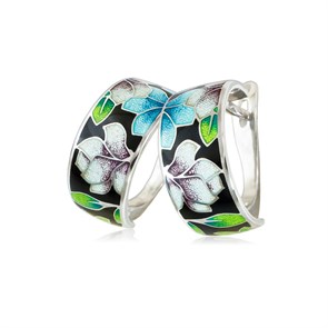 {{photo.Alt || photo.Description || 'Серьги-полукольца «Клематис», черные'}}