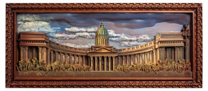 Резное панно "Казанский собор" RM100140