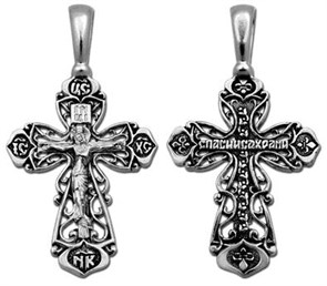 Крест серебрянный, 2.50 гр. ПР.К.000873