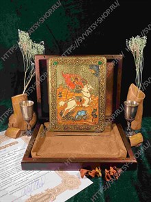 {{photo.Alt || photo.Description || 'Настольная икона Чудо святого Георгия о змие на дубе 10х15 см.'}}