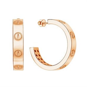 Серьги золотые без вставок. Вес 4,27 г. MG300
