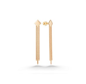 Серьги (пусеты и продевки) золотые. Вес 2,30 г. MG828