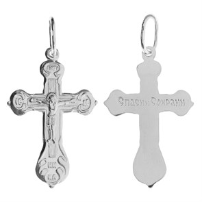 Крест серебряный Ag 925, коллекция Иваново, 1,16 гр. КРС022468