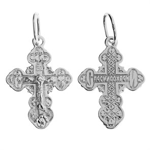 Крест серебряный Ag 925, коллекция Иваново, 1,32 гр. КРС0224302