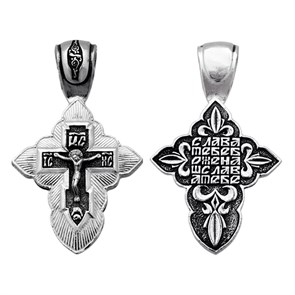 Крест серебряный Ag 925, коллекция Санкт-Петербург, Чернение (оксидирование), 4,08 гр. КРС0224712