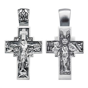 Крест серебряный Ag 925, коллекция Санкт-Петербург, Чернение (оксидирование), 11,4 гр. КРС0224724