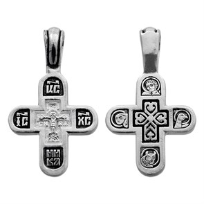 Крест серебряный Ag 925, коллекция Санкт-Петербург, Чернение (оксидирование), 4,6 гр. КРС0224797