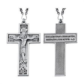 Крест серебряный Ag 925, коллекция Кострома, 115,88 гр. КРС0224801