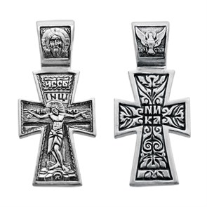 Крест серебряный Ag 925, коллекция Санкт-Петербург, Чернение (оксидирование), 4,89 гр. КРС0224803