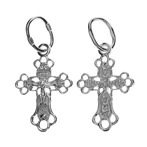 Крест серебряный Ag 925, коллекция Светоч, 0,6 гр. КРС02241097