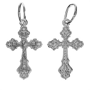Крест серебряный Ag 925, коллекция Светоч, 0,6 гр. КРС02241098