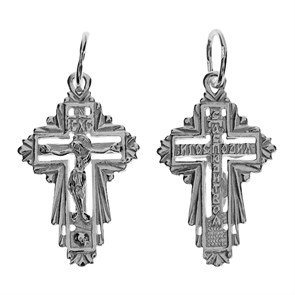 Крест серебряный Ag 925, коллекция Светоч, 1,19 гр. КРС02241099