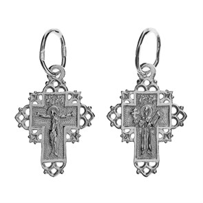 Крест серебряный Ag 925, коллекция Светоч, 0,75 гр. КРС02241104