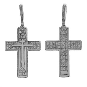 Крест серебряный Ag 925, коллекция Светоч, 2,11 гр. КРС02241111