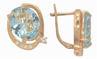 {{photo.Alt || photo.Description || 'Серьги серебряные позолоченные (красн.) с фианитами 5.88 гр.'}}