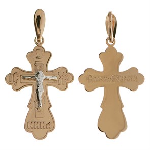 Крест золотой Au 585, коллекция Православие, 1,68 гр. КРС02241226