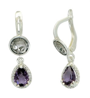 {{photo.Alt || photo.Description || 'Серьги серебряные с фианитами 3.35 гр.'}}