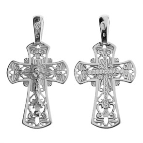 Крест серебряный Ag 925, коллекция Иваново, 2,09 гр. КРС02241421