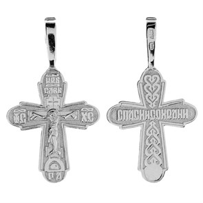 Крест серебряный Ag 925, коллекция Иваново, 1,15 гр. КРС02241424