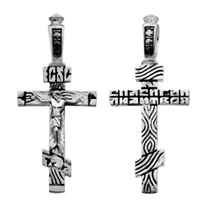 Крест серебряный Ag 925, коллекция Санкт-Петербург, Чернение (оксидирование), 4,32 гр. КРС02241473