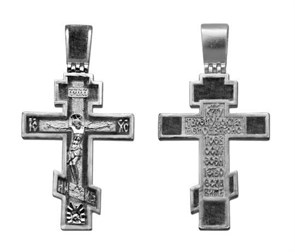 Крест серебряный Ag 925, коллекция Санкт-Петербург, Чернение (оксидирование), 15,06 гр. КРС02241512