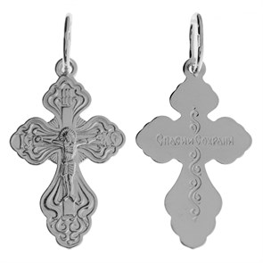 Крест серебряный Ag 925, коллекция Иваново, 1,23 гр. КРС02241543