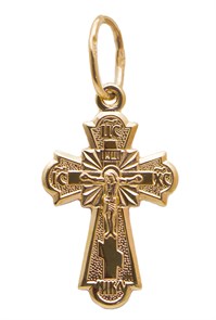 Крест золотой Au 585, коллекция Иваново, 1,52 гр. КРС02241804