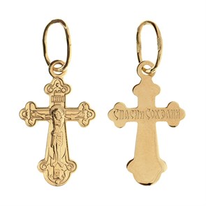 Крест золотой Au 585, коллекция Иваново, 1,07 гр. КРС02241806