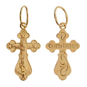 Крест золотой Au 585, коллекция Иваново, 1,42 гр. КРС02241807