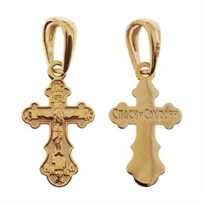 Крест золотой Au 585, коллекция Иваново, 1,09 гр. КРС02241809